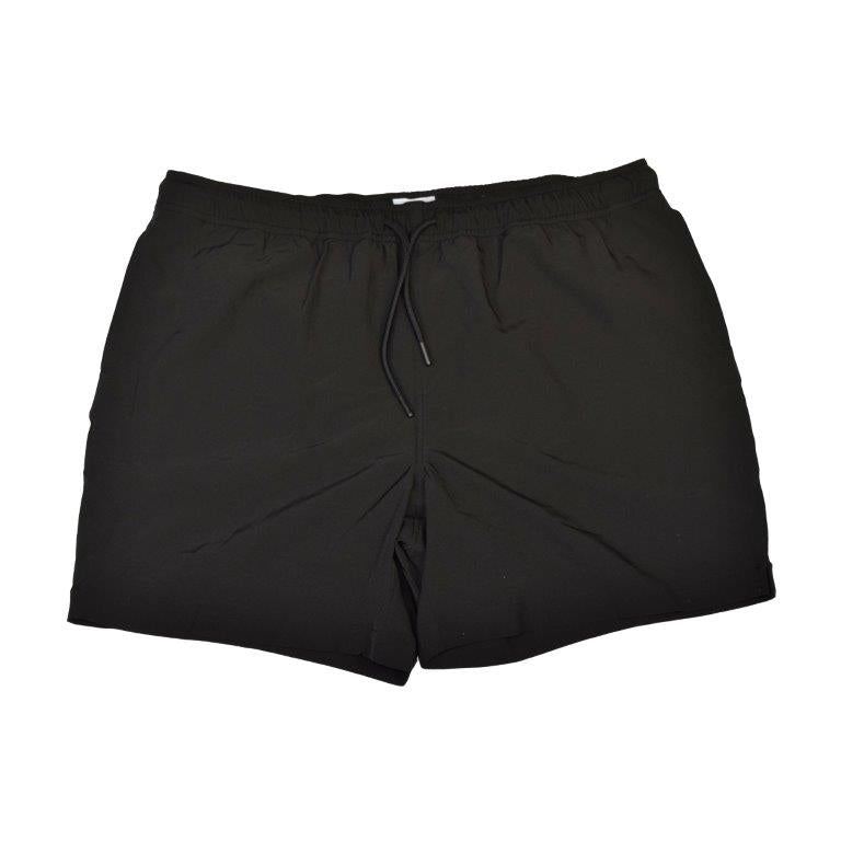 Solid Swim Trunks - Black