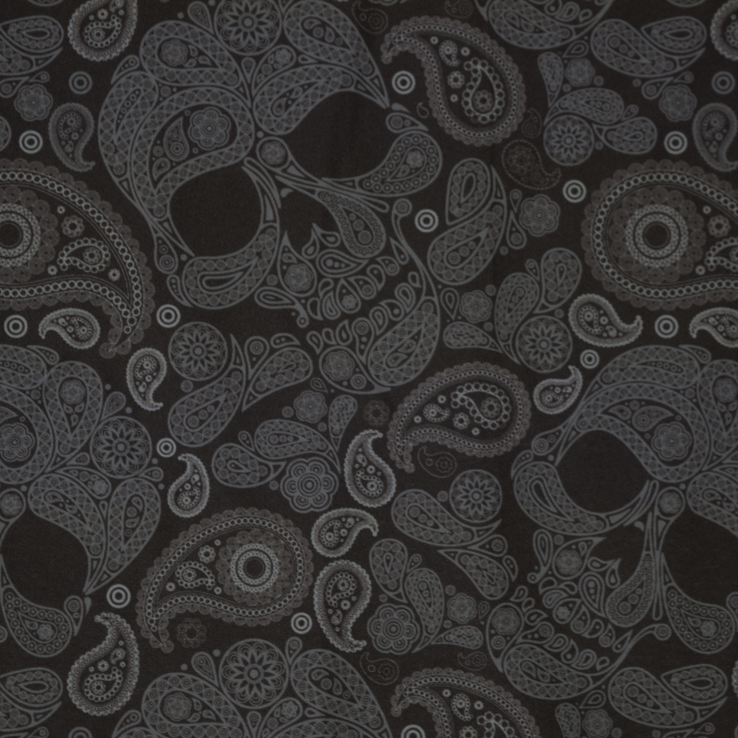 Paisley Skull Cabana Set - Black