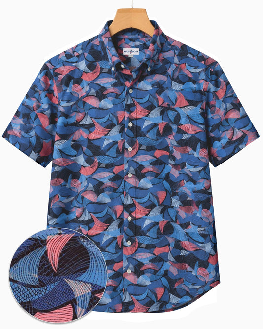 Leaves Layers Cabana Set - Navy - Buoy & Boat - Cabana Set - M