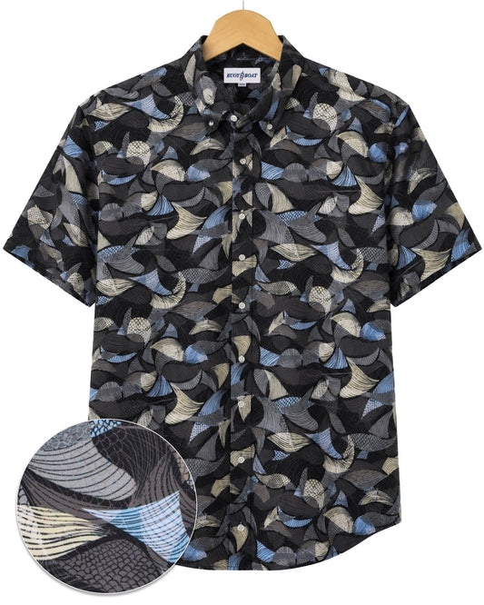 Leaves Layers Cabana Set - Black - Buoy & Boat - Cabana Set - S