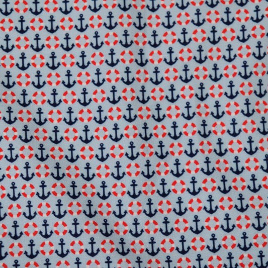 Anchors and Rings Woven Shirt - Blue