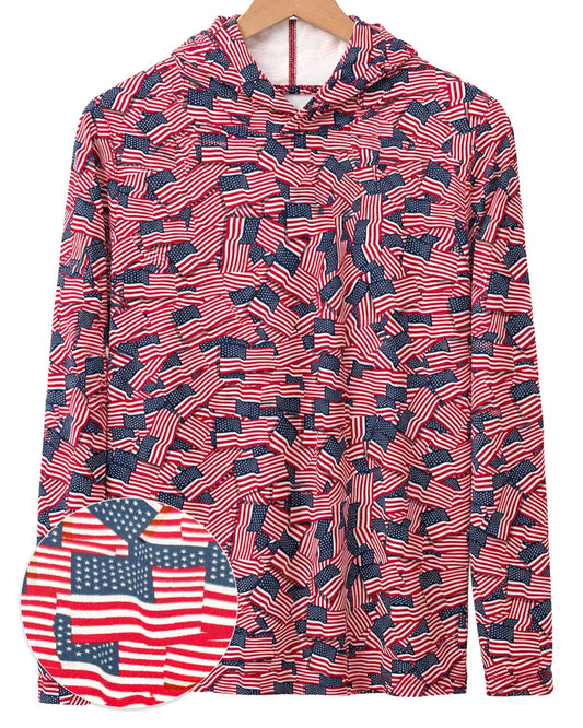 American Flag Cabana Set - Buoy & Boat - Cabana Set - 30