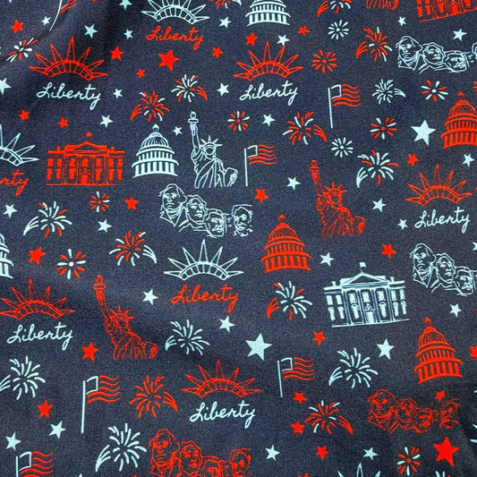 Lady Liberty Swim Trunks - Navy - Buoy & Boat Swimming