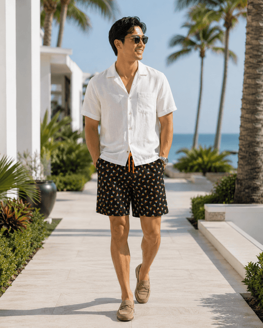 Hang Loose Boardshorts - Black - Buoy & Boat - Swim Trunks - Black