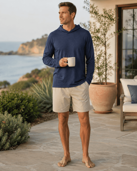 Soft Touch Space Dye Long Sleeve - Indigo - Buoy & Boat - Long Sleeve - Indigo
