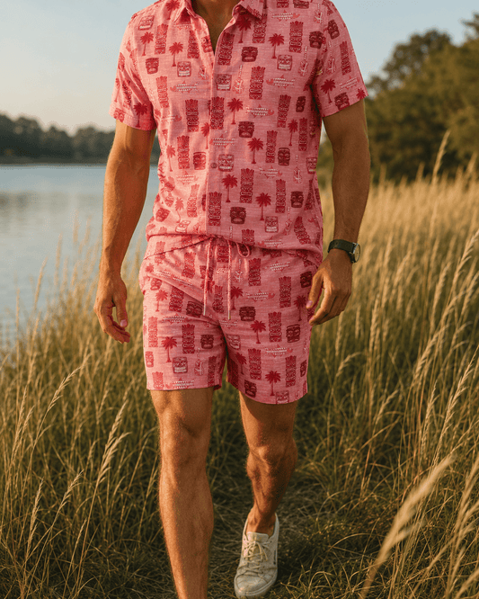 Tiki Totum Swim Trunks
