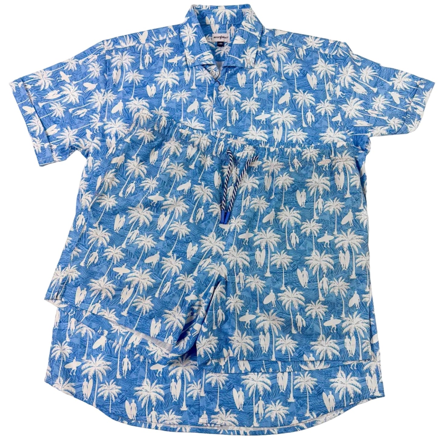 Surf Palm Swim Trunks - Buoy & Boat - Swim Trunks - Blue
