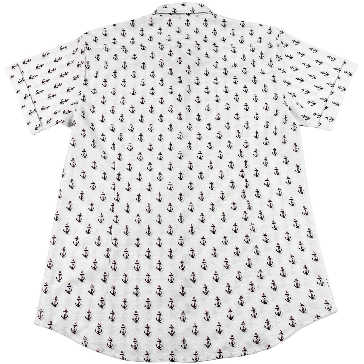 Anchors and Flags Woven Shirt - Buoy & Boat - Short Sleeve Woven -