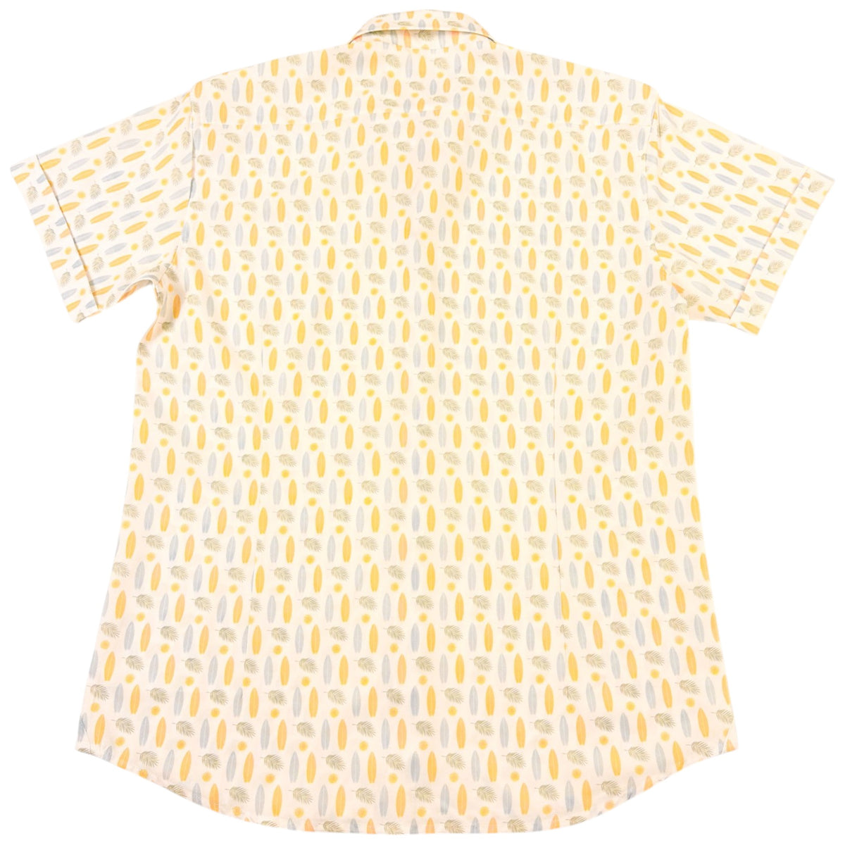 Surfboard Woven Shirt - Buoy & Boat - Short Sleeve Woven - White