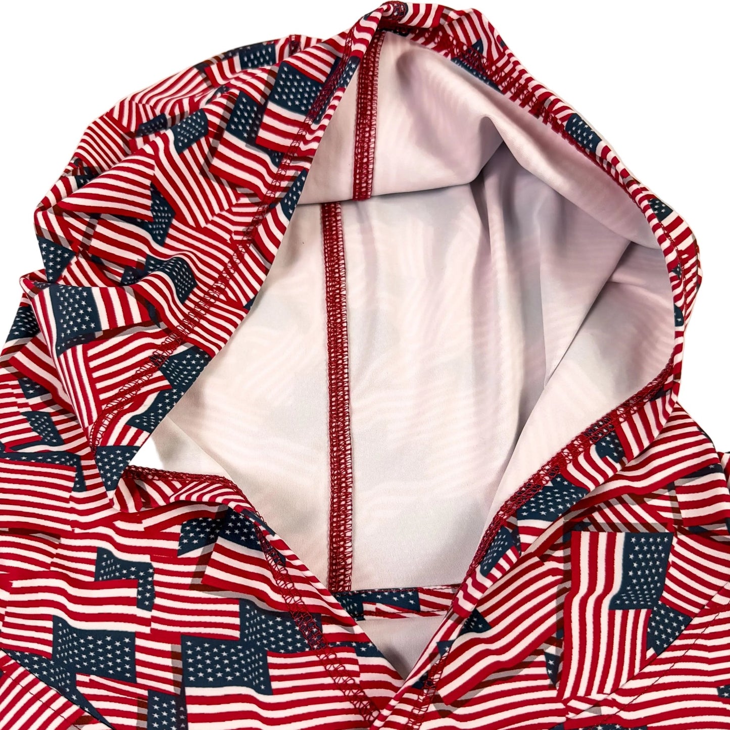 American Flag Hoodie Long Sleeve - Buoy & Boat - Long Sleeve - SMALL