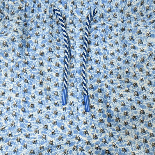 Water Skulls Swim Trunks - Blue