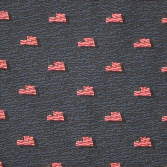 Flag Sea Woven Shirt - Navy