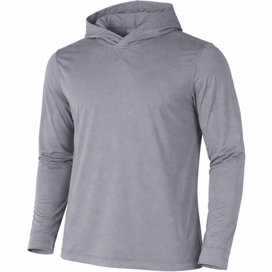 Tri Blend Hoodie - Buoy & Boat - Long Sleeve - SILVER