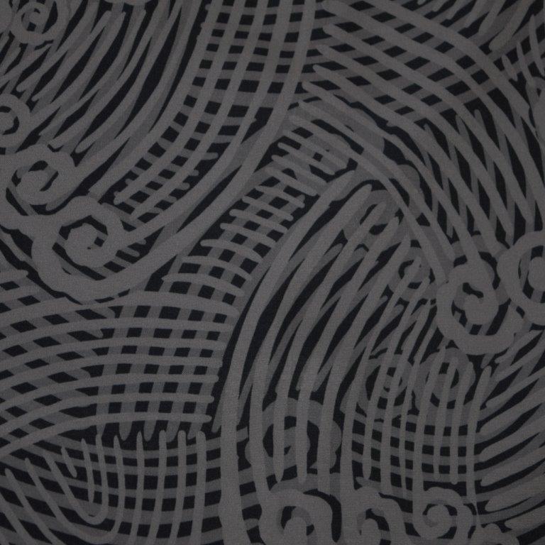 Ripcurl woven shirt black classic ripcurl pattern detail close up