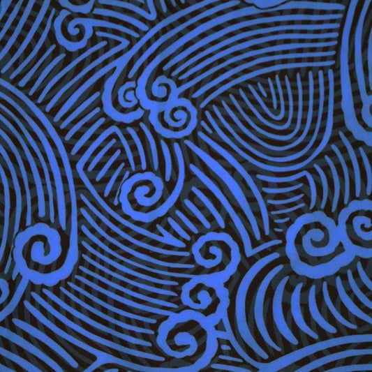 Ripcurl woven shirt navy classic ripcurl pattern detail close up