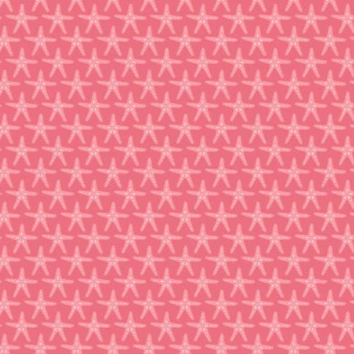 Starfish woven shirt melon coastal starfish graphic detail close up