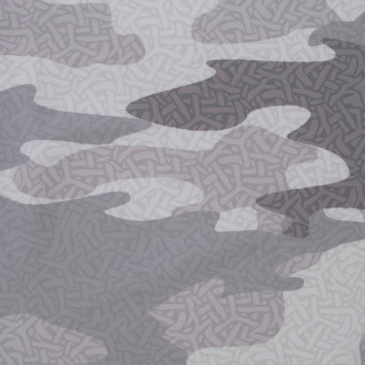 Surf Island Camo Long Sleeve grey camo pattern detail close up