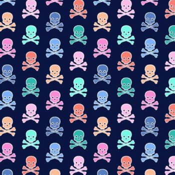 Skull Swim Trunks - Navy