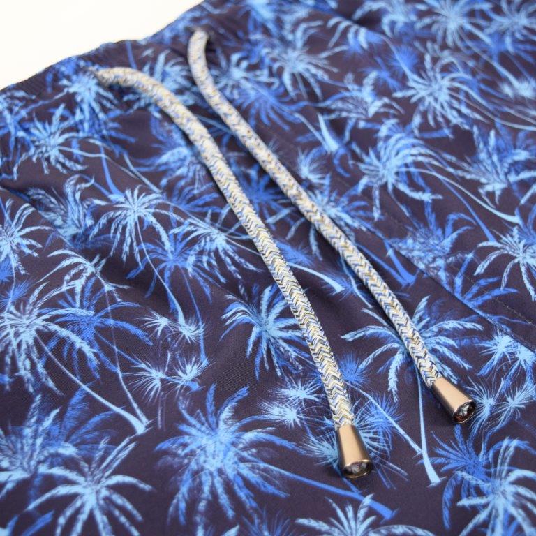 Evening Palms Swim Trunks - Navy - Buoy & Boat - Swim Trunks -
