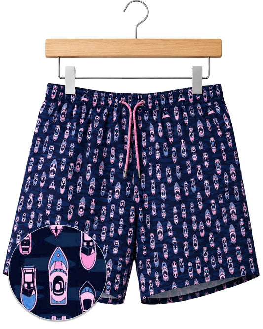 Flotilla Swim Trunks - Navy - Buoy & Boat - Swim Trunks - Navy