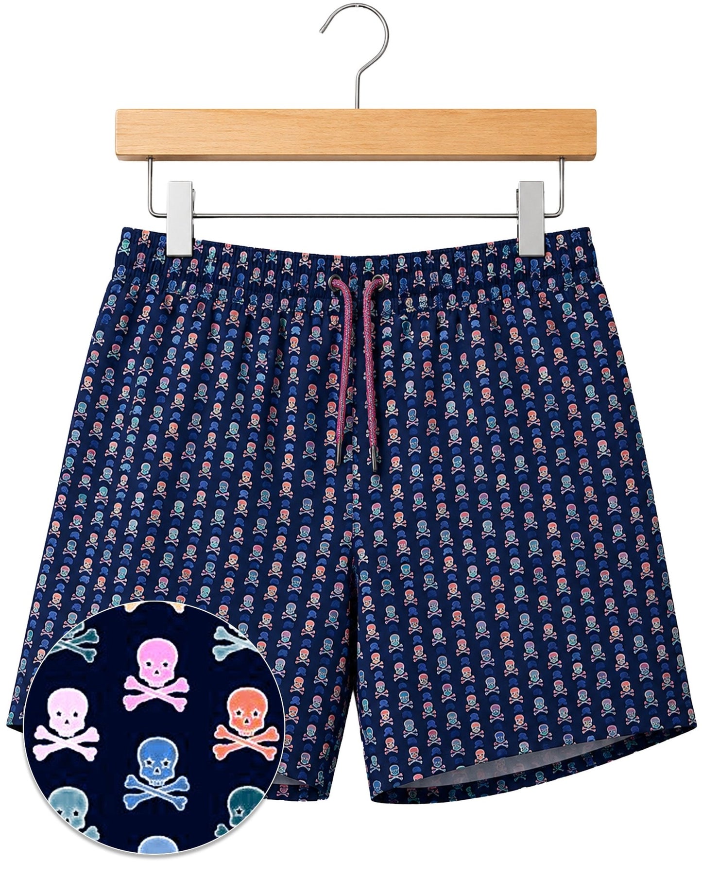 Skull Swim Trunks - Navy - Buoy & Boat - Swim Trunks - Navy