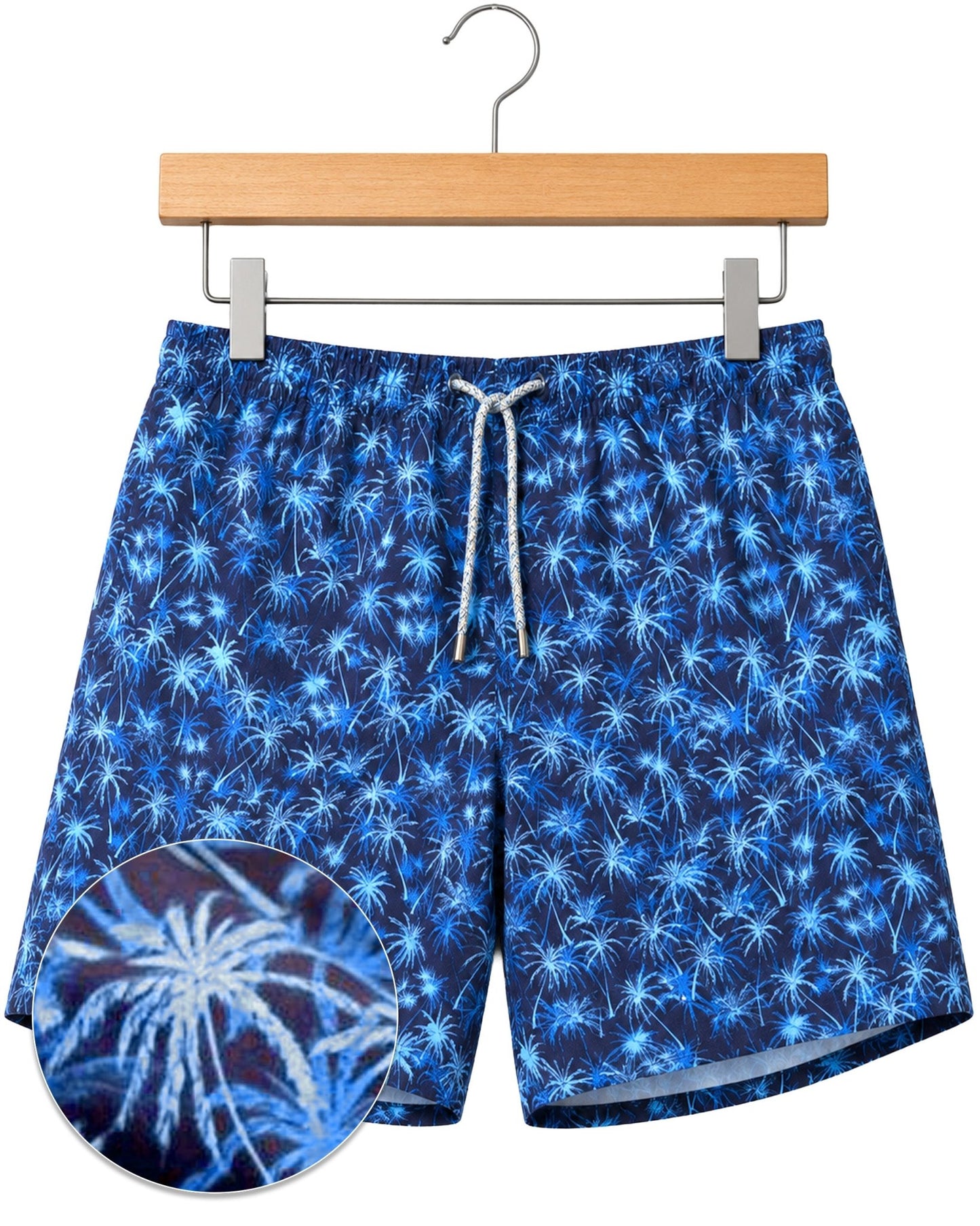 Evening Palms Swim Trunks - Navy - Buoy & Boat - Swim Trunks - Navy