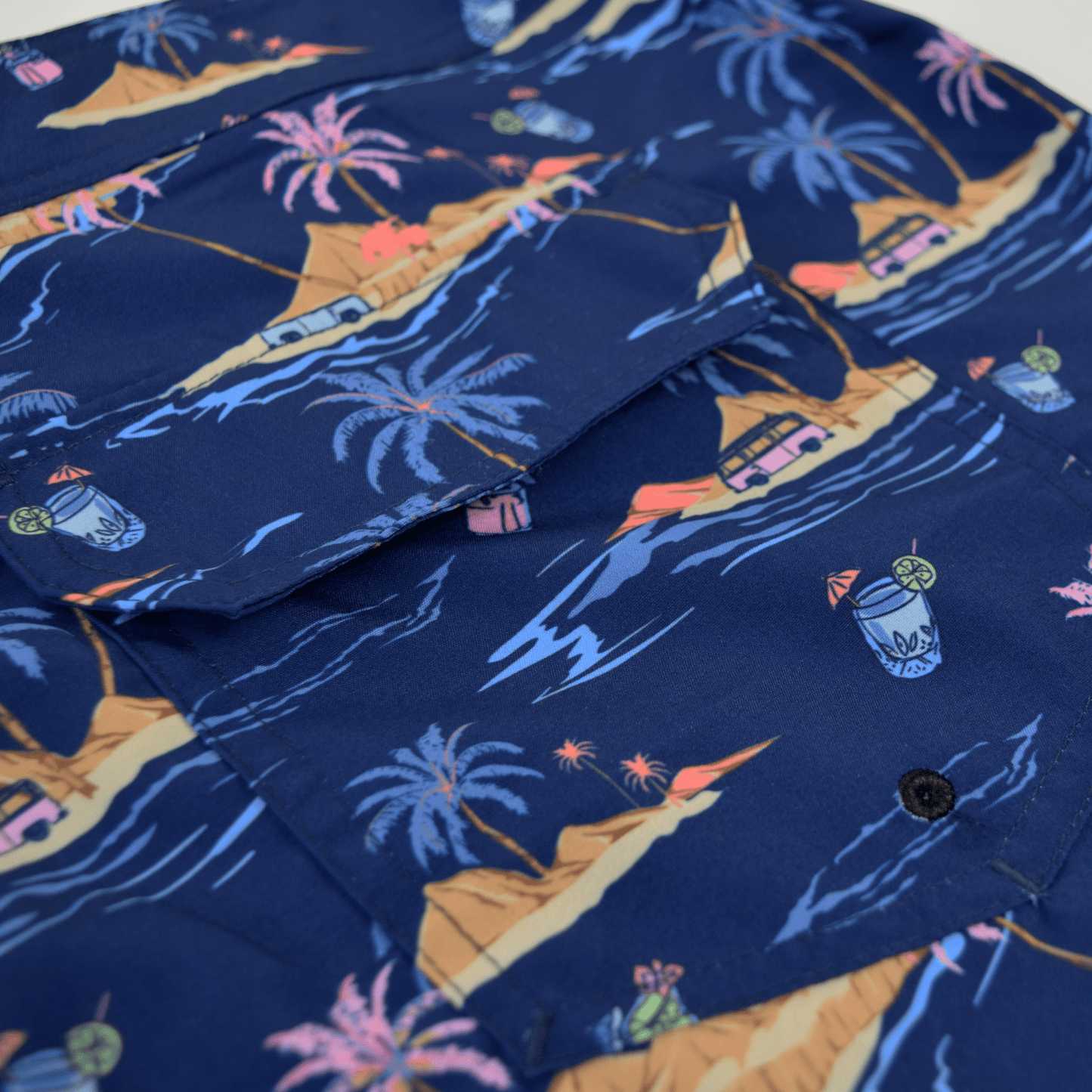 Island Drinking Boardshorts - Navy - Buoy & Boat - Swim Trunks - Navy