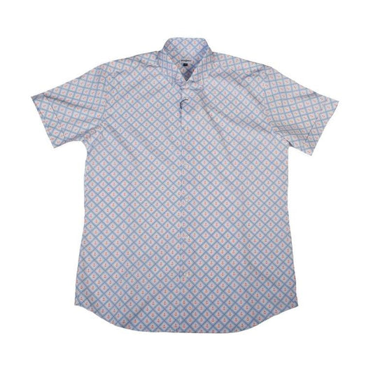 Anchor Diamond Woven Shirt - White