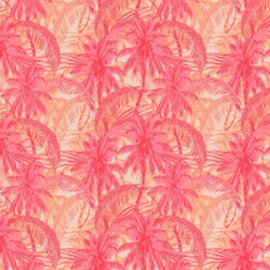 Palms Galore Swim Trunks - Melon
