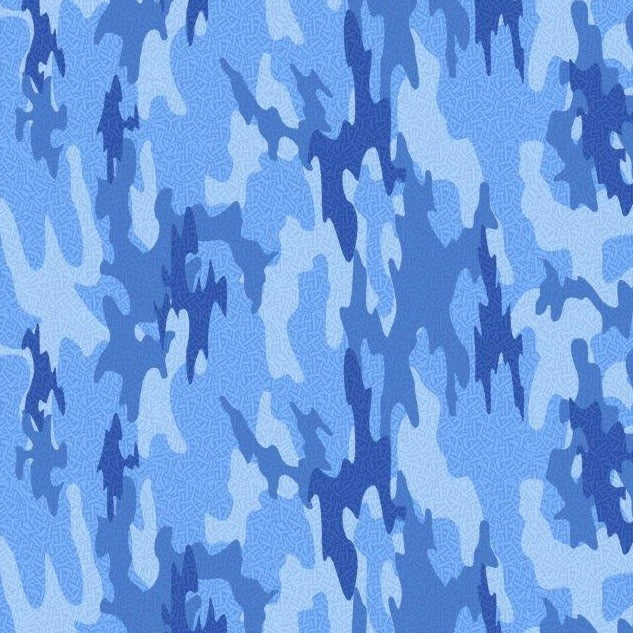 Surf Island Camo Long Sleeve - Blue