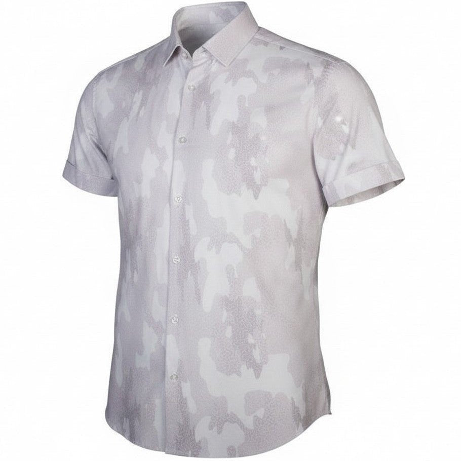 Surf Island Camo Woven Shirt - Grey - Buoy & Boat - Short Sleeve Woven - 