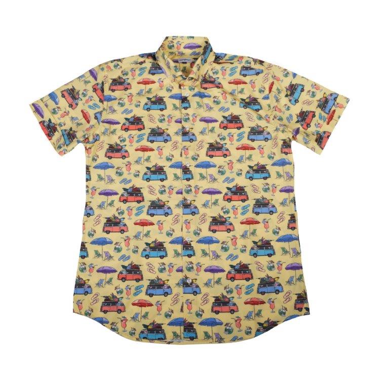 Beach Day Woven Shirt - Yellow
