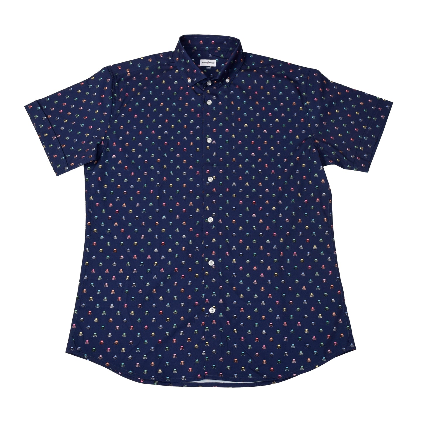 Small Skulls Woven Shirt - Navy