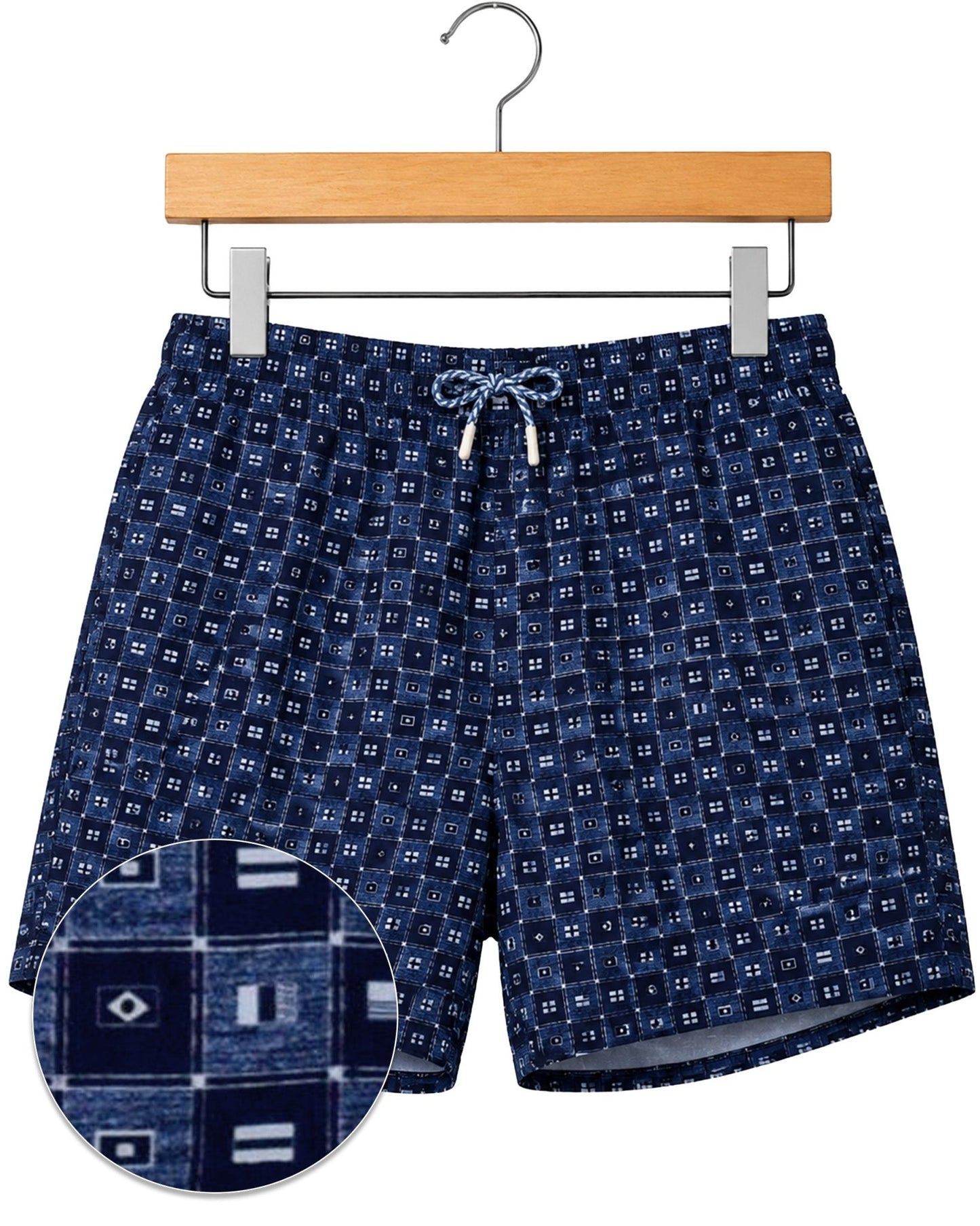 Flag Swim Trunks - Navy - Buoy & Boat - Swim Trunks - Navy