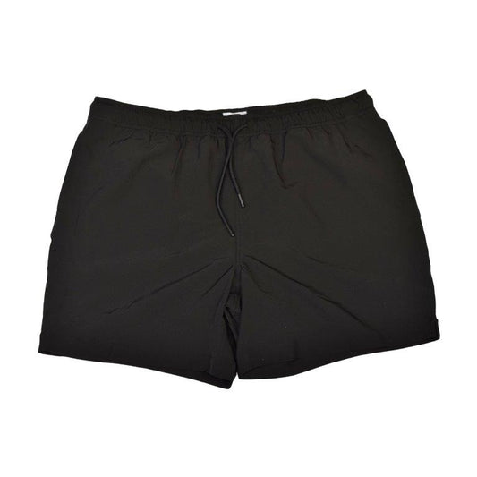 Solid Swim Trunks - Black