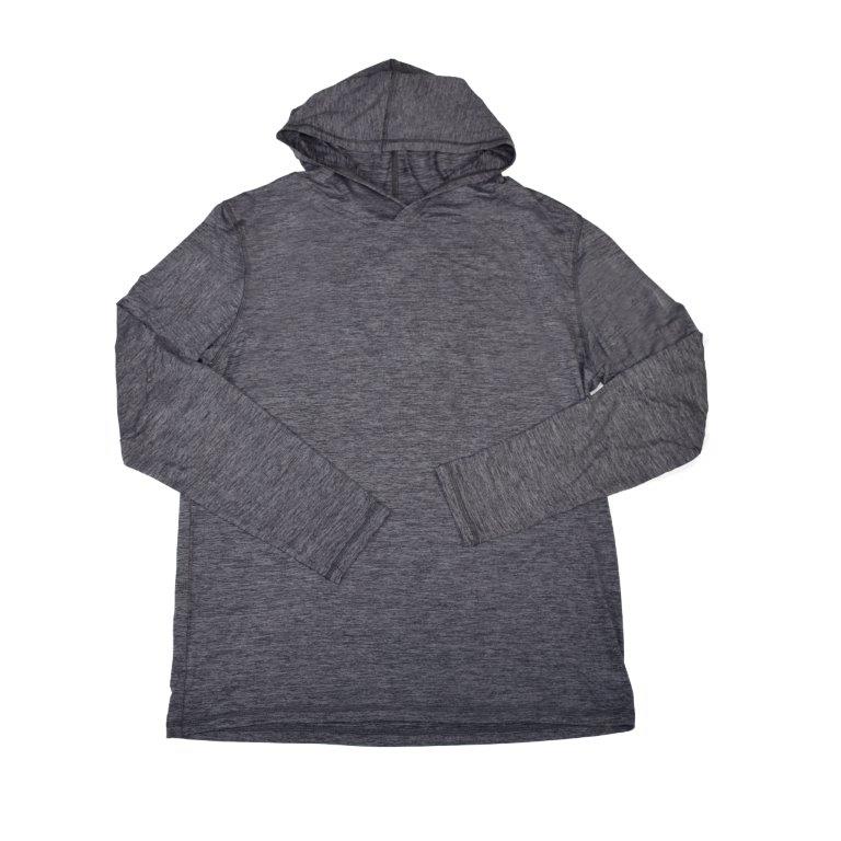 Soft touch Space Dye Long Sleeve - Charcoal