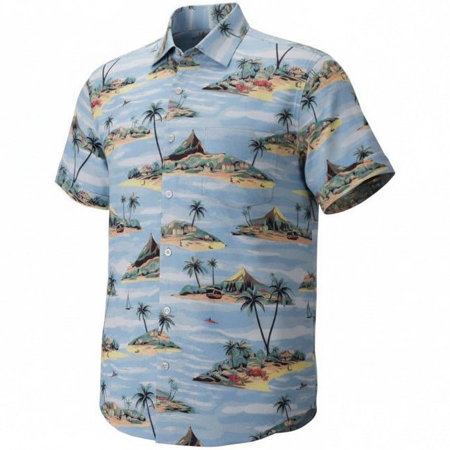 Paradise Woven Shirt - Multi - Buoy & Boat - Short Sleeve Woven - 