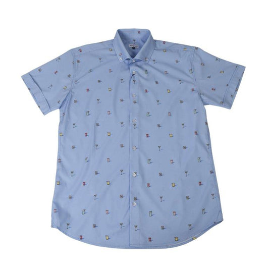 Tipple Oxford Woven Shirt - Blue