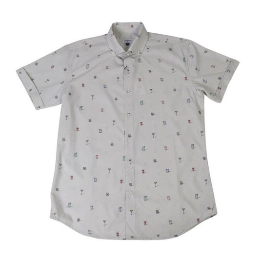 Tipple Oxford Woven Shirt - Silver