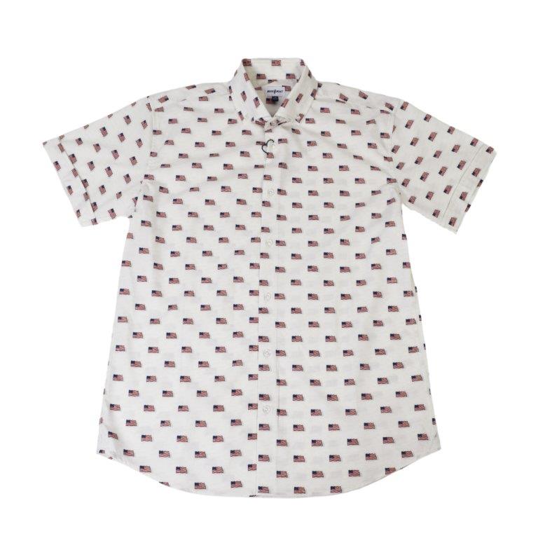 Flag Sea Woven Shirt - Silver