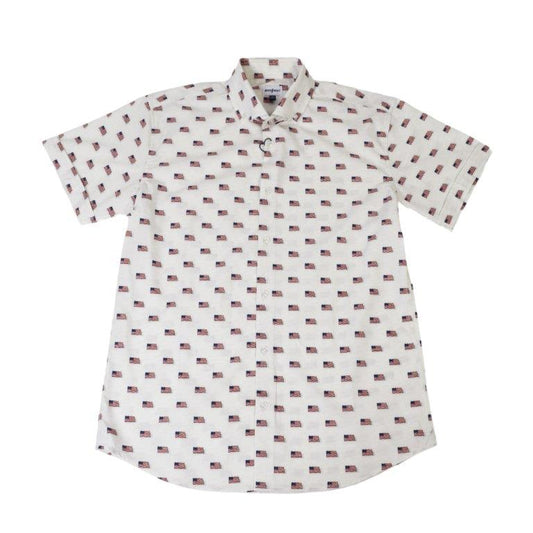 Flag Sea Woven Shirt - Silver
