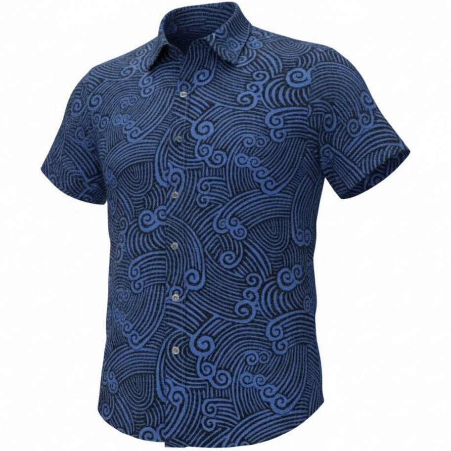 Ripcurl Woven Shirt - Navy - Buoy & Boat - Short Sleeve Woven - 