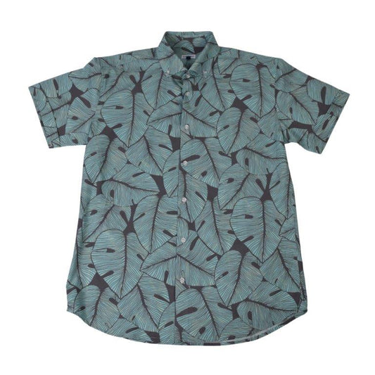 Rubberplant Woven Shirt - Lagoon