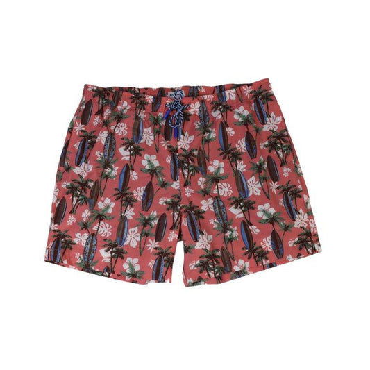 Tropical Surf Swim Trunks - Coral