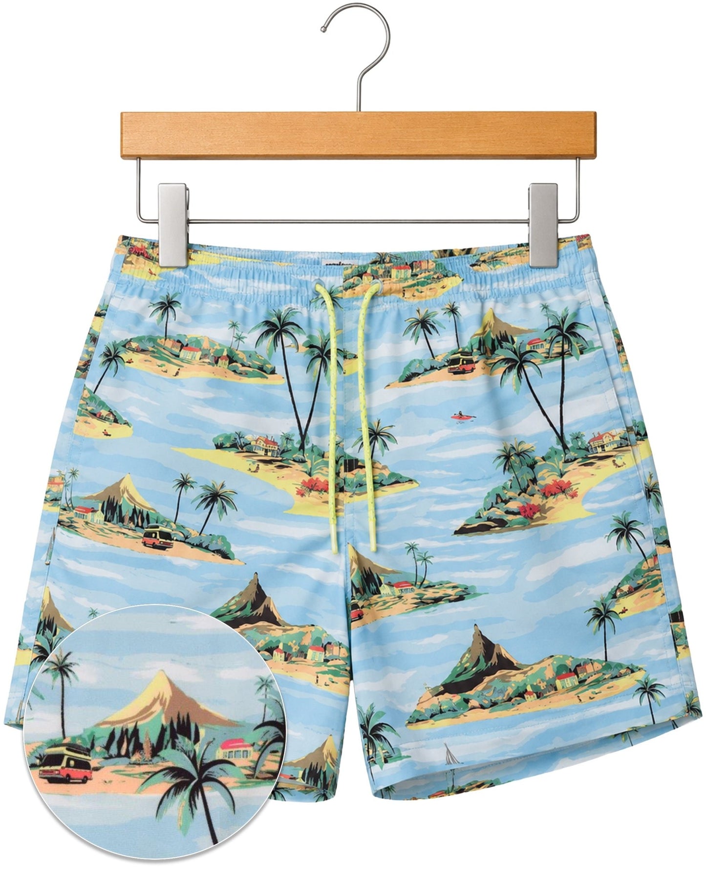 Paradise Swim Trunks - Blue - Buoy & Boat - Swim Trunks - Blue