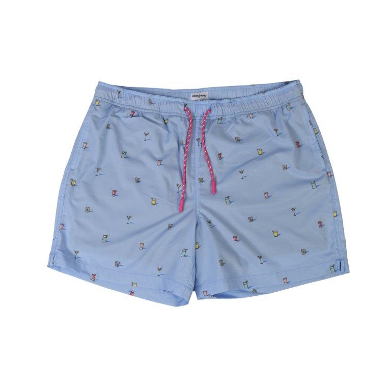 Tipple Oxford Swim Trunks - Blue