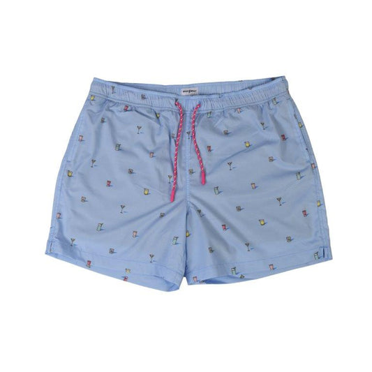 Tipple Oxford Swim Trunks - Blue