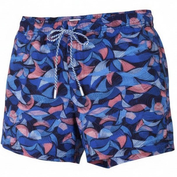 Leaves Layers Swim Trunks - Navy - Buoy & Boat - Swim Trunks - Navy