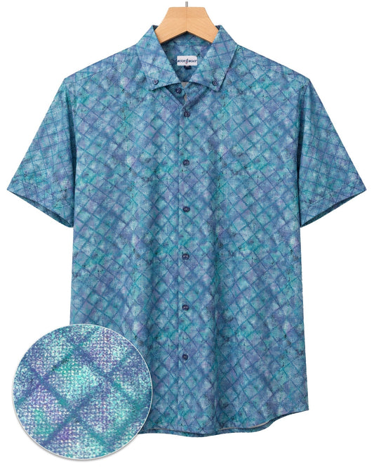 Oxford Diamonds Cabana Set - Teal - Buoy & Boat - Cabana Set - S