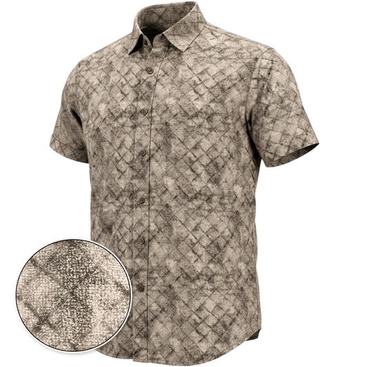 Oxford Diamonds Woven Shirt – Tan/Khaki